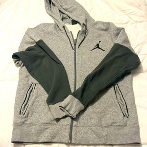 Men’s Jordan full zip hooded sweatshirt size L